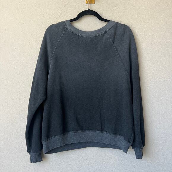 Wildfox Heart Star Sweatshirt in Charcoal Size S - Picture 3 of 6